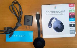 Google Chromecastクロームキャスト第2世代GA3A00133A16Z01 （ブラック）