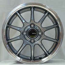 特注色 軽用14インチタイヤセット インフィニティF10 GM/RP ガンメタ/リムPOL 165/55R14 N-BOX スペーシア タント ルークス 安心JAWA認証_画像4