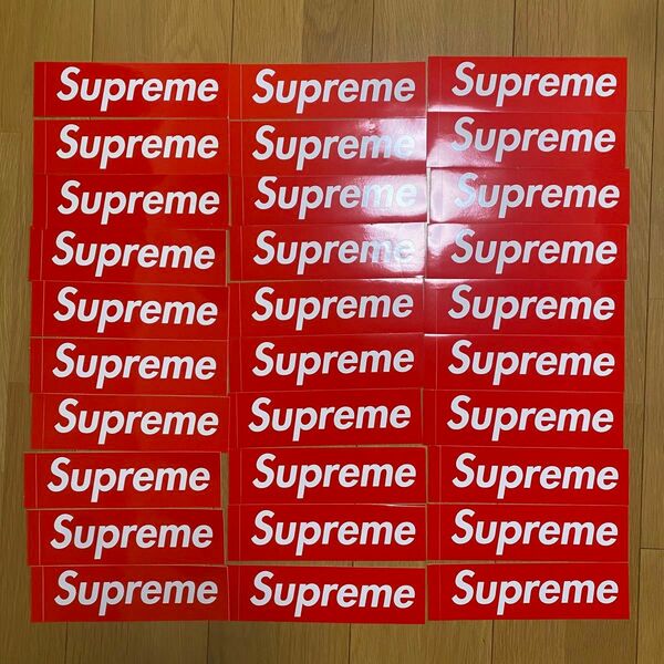 Supremeステッカー/Box Logo Sticker SetロンTシャツTeeキャップCap Nike MM6 30th帽子