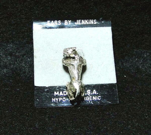 90's イヤリング シルバー ：Jaguar イヤーカフ U.S. Made Sterling Silver Ear Cuff ビンテージ 送料込