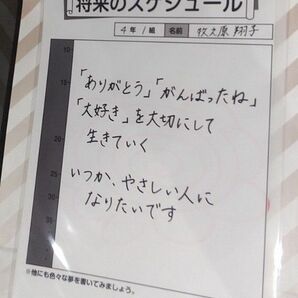 青ブタ展 牧之原翔子の将来のスケジュールクリアファイル