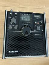 SONY ラジオ　スカイセンサー　ICF-5800　昭和レトロ　 電源コードなし_画像1