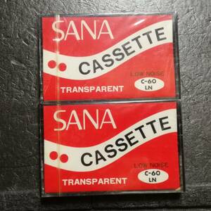 未開封　カセットテープ　SANA　60分　2本セット
