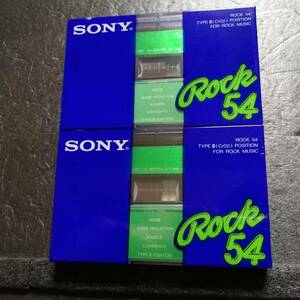 未開封　カセットテープ　SONY ROCK　54分　2本セット