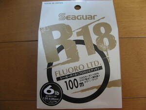 Seagar R18 Flu Lorimited № 1.5 6 фунтов 100 м Seaguar Kureha