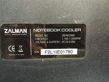 現状品　Zalman NC2000 Notebook Cooler　冷却ファン_画像4