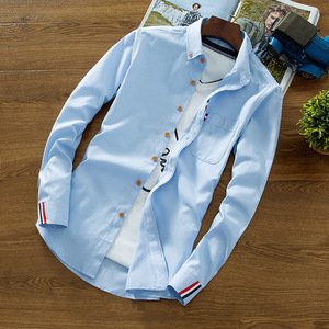 新品 カジュアルシャツ 白シャツ メンズ シャツ 長袖 ビジネス ボタンダウンシャツ スリムシャツ 通勤トップス 7色 サイズ選択可