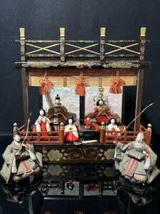 Art hand Auction Hina dolls, Meiji period, palace-style, stage, search terms below/ Isaburo Okada, Kokin Hina dolls, Kyoto Maruhei, Heizo Oki, Imperial Palace Dolls, period, season, Annual Events, Doll's Festival, Hina Dolls