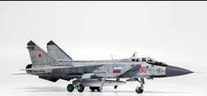 1/72 Russia Air Force Mig-31K construction painted final product 