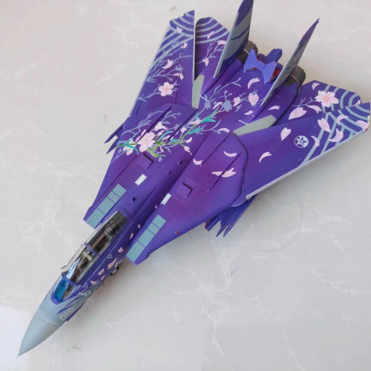 1/72 F-14D 雄猫 皇牌空战 樱花 组装涂装完成品, 塑料模型, 飞机, 完成的产品