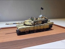1/72 アメリカ軍 主力戦車 M1A2 エイブラムス 組立塗装済完成品 _画像1