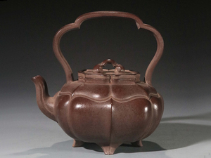 *...*[ Akira * hour . made .* purple sand small teapot *. meaning ... four pair .. purple sand tea .] superfine .* old . thing * China old .* China old fine art 