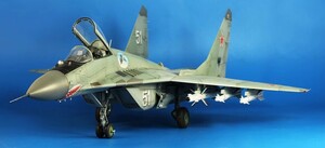 1/48 Russia Air Force MIG29 C fighter (aircraft) construction painted final product 