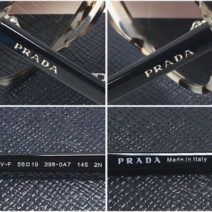 ☆中古☆PRADA プラダ サングラス SPR 01V-F 398-0A7 56口19 145 度なし べっ甲風 ケース付きの画像5