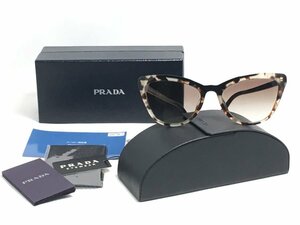 ☆中古☆PRADA プラダ サングラス SPR 01V-F 398-0A7 56口19 145 度なし べっ甲風 ケース付き