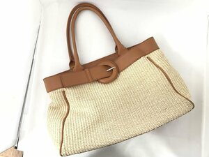 ☆中古☆FURLA フルラ かご風 ハンドバッグ レディース