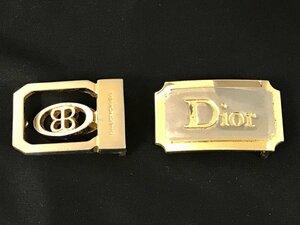 * used *BALENCIAGA Balenciaga *Dior Dior belt buckle only 2 point set clothing accessories 