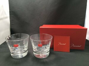 未使用・展示品 Baccarat バカラ ミルニュイ タンブラー 2客セット グラス 口径約9.5cm 高さ約8.5cm クリスタルガラス 箱付