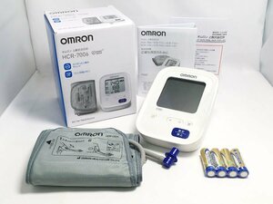 * unused *OMRON Omron on arm type hemadynamometer standard 19 series HCR-7006 operation verification ending 