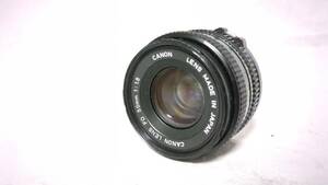 動作良好・外観美品★CANON キヤノン NEW FD 50mm F1.8 オールドレンズ 現状品