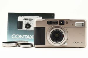 動作品・外観美品・光学綺麗★CONTAX TVS コンタックス 純正メタルフード/メタルキャップ/レンズ保護フィルター付き 現状品 2113966