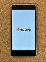 【中古】京セラ(KYOCERA) Android One X3 ホワイト 32GB 本体のみ Y!モバイル SIMロック解除不明 andorid_画像2