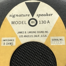 【動作保証】JBL signature speaker model 130A ユニット 単体 ウーファー スピーカー 音響機材 中古 F8863638_画像6