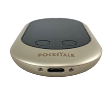 【動作保証】POCKETALK W1PGG ゴールド 自動翻訳機 ポケトーク 中古 N8874062_画像7