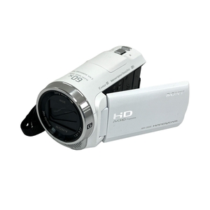 【動作保証】 SONY HDR-CX680 ビデオカメラ コンパクト 2021年製 ホワイト 家電 ソニー 中古 良好 T8835585