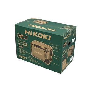 【動作保証】HiKOKI 5780-4163 UL-18DBA コードレス冷温庫 サンドベージュ 25L WMBZ ハイコーキ 未使用 C8876735