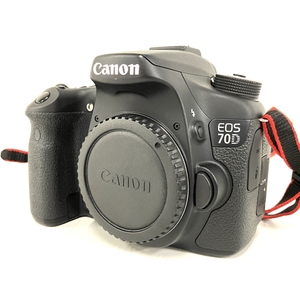 【動作保証】Canon EOS 70D デジタル一眼レフカメラ バッテリー2個付き ボディ キャノン カメラ 中古 美品 B8798996