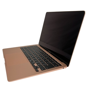 【充放電回数22回】【動作保証】 Apple MacBook Air M1 2020 8C 8GB SSD256GB 7C ゴールド Monterey 中古 良好 T8824262