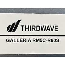 【動作保証】Thirdwave GALLERIA RM5C-R60S ゲーミングデスクトップ Core i5-10400 16GB SSD 512GB RTX 2060 WIN11 中古 T8781989_画像9