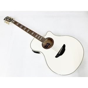 【動作保証】 YAMAHA apx1000 アコースティック ギター パールホワイト エレアコ チューナー付 中古 美品 O8852228