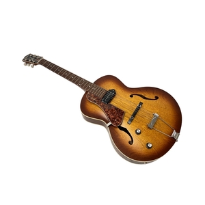 【動作保証】 GODIN GUITAR 5th Avenue Kingpin P90 Cognac Burst Left-Handed 左利き用 専用ケース付 フルアコ ギター 中古 美品 W8867002