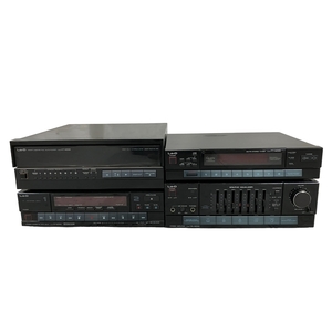 Lo-D Hitachi FM/AM tuner FT-MD55 stereo amplifier HA-MD55 cassette deck D-MD55 full automatic player HT-MD55 Junk S8870523