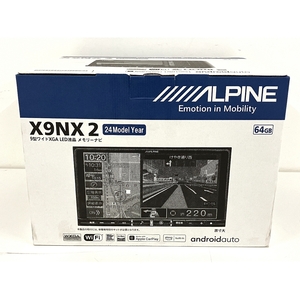 【動作保証】 ALPINE X9NX2 64GB 9インチ ワイド XGA LED 液晶 メモリ カー ナビ カー用品 ビックX アルパイン 未使用 B8875977
