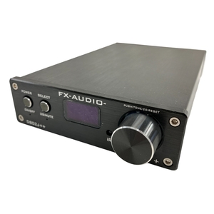 【動作保証】FX-AUDIO- D802J++ デジタルアンプ デジタル3系統 USB 音響機材 オーディオ 中古 W8830873