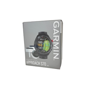 【動作保証】GARMIN APPROACH S70 47mm GPS ゴルフ スマートウォッチ 未使用 W8883631