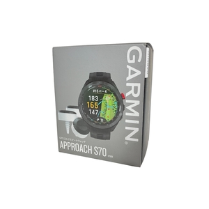 【動作保証】GARMIN APPROACH S70 47mm GPS ゴルフ スマートウォッチ 未使用 W8882979