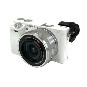 SONY a6000 E3.5-5.6 16-50mm E4.5-6.3 55-210mm APS-C カメラ ダブルズームレンズキット 中古 T8885048