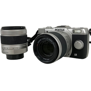 【動作保証】PENTAX Q10 カメラ ボディ PENTAX SMC 1:2.8-4.5 5-15mm/1:2.8 15-45mm ED カメラ レンズセット ペンタックス 中古 K8883838