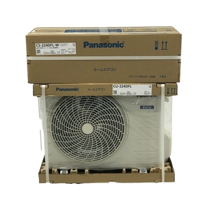 【動作保証】 Panasonic CS-224DFL ルームエアコン インバーター 冷暖房除湿タイプ 家電 パナソニック 未使用 F8882326