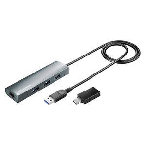 [ operation guarantee ]IO DATA US3-HB3ETG2/C USB hub installing Giga bit LAN adaptor used Y8885860