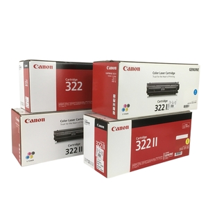 Canon CRG-322II インクカートリッジ 4色セット ブラック マゼンタ シアン イエロー 未使用 ジャンク Y8883014