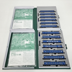 KATO 10-1484 10-1485 24 series 25 shape . pcs Special sudden Seto ....7 both basic set increase . set N gauge railroad model Kato used Z8894021