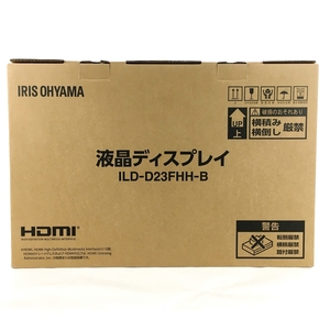 【動作保証】アイリスオーヤマ ILD-D23FHH-B 液晶ディスプレイ 23V型 未使用 Y8892976