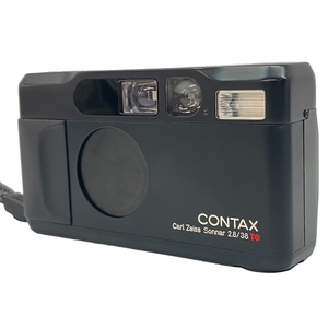 京セラ CONTAX T2 フィルムカメラ コンパクト Sonnar 2.8/38T チタンブラック コンタックス ジャンク C8874552