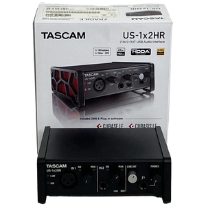 【動作保証】TASCAM US-1x2HR オーディオインターフェイス レコーディング機材 タスカム 中古 良好 N8893115