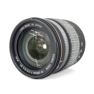 SIGMA 18-200mm 1:3.5-6.3 DC レンズ Canon用 中古 Y8891666